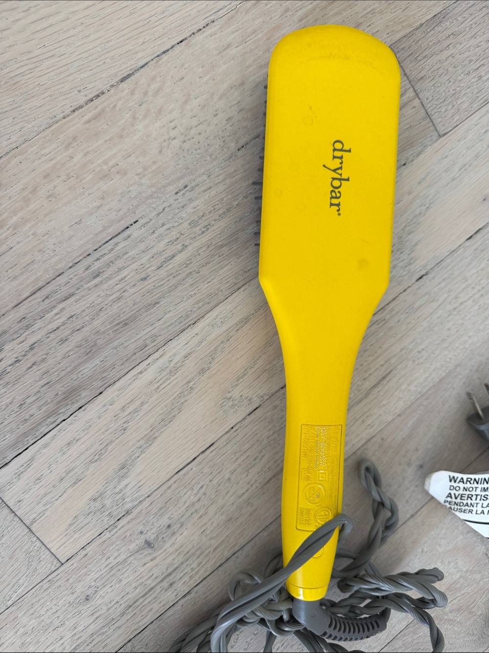 Yellow Drybar Hair Tool